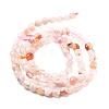 Natural Cherry Blossom Agate Beads Strands G-C179-A27-01-3