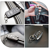 SUPERFINDINGS 2Pcs 304 Stainless Steel Keychain Clasps FIND-FH0005-19A-6