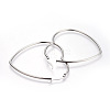 201 Stainless Steel Hoop Earrings EJEW-A052-09A-2
