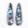 Synthetic Regalite/Imperial Jasper/Sea Sediment Jasper Pendants G-S366-006A-2