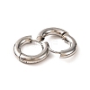 Non-Tarnish 304 Stainless Steel Hoop Earrings for Women EJEW-F339-01P-01-2