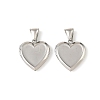 316 Stainless Steel Locket Pendants STAS-K321-26P-1