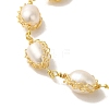 Natural Pearl Beaded Bracelets BJEW-C051-10G-2
