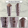 Imitation Leather Cuff Cord Bracelet BJEW-WH0011-25B-6