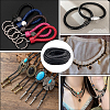 5M Braided Round PU Leather Jewelry Cord OCOR-GF0004-96B-01-4