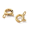 Ion Plating(IP) 304 Stainless Steel Spring Ring Clasps X-STAS-C114-04B-G-2