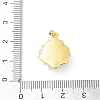 UV Plating Brass Pendants KK-R213-15G-4