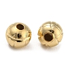 Rack Plating Eco-friendly Brass Beads KK-M257-19B-G-2