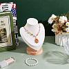 1Pc Microfiber Necklace Display Stands NDIS-NB0001-09-4