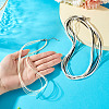 6Pcs 3 Colors 1MM Polyester&Cotton Waxed Cord 5-Strand Necklace Making MAK-TA0001-37-5