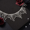 Craftdady 1 Yard Alloy Rhinestone Cup Chains LCHA-CD0001-01-6