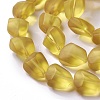 Transparent Frosted Glass Beads Strands LS-FGLA-S001-02D-3