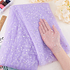 BENECREAT 1 Bag Nylon Glitter Mesh Lace Fabric DIY-BC0012-56A-3