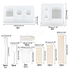 DIY Toothbrush Holder Silicone Molds Kits DIY-OC0003-32-2