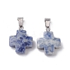 Natural  & Synthetic Mixed Gemstone Pendants G-K359-02P-M-2