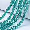 Electroplate Glass Beads Strands LS-EGLA-A034-T10mm-B04-1