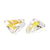 Glass Rhinestone Pendants RGLA-O002-A01-001SI-4