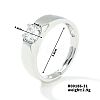 Fashionable Unisex Brass Micro Pave Clear Cubic Zirconia Solitaire Ring VA2990-4-1