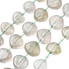 Natural Green Quartz Carved Beads Strands G-H339-A05-01-2