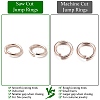 925 Sterling Silver Open Jump Rings STER-F036-02RG-0.8x5mm-2