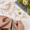 10Pcs 5 Styles Alloy Swivel Lobster Claw Clasps FIND-BBC0003-81KCG-3