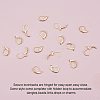 304 Stainless Steel Leverback Earring Findings STAS-PH0018-28G-4