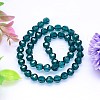 Faceted Round Imitation Austrian Crystal Bead Strands G-M182-6mm-24A-2