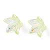 Transparent Acrylic Bead Caps OACR-H016-05C-2
