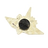 Light Gold Alloy Enamel Brooch JEWB-K018-39C-G-2