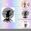 PVC Lamp Film for DIY Colorful Light Hanging Lamp Frosted Glass Jar DIY-WH0408-002-3