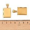 316 Stainless Steel Locket Pendants STAS-K321-02G-3
