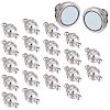 Brass Magnetic Clasps with Loops KK-YW0001-17A-A-1