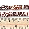 Rice Shape Tibetan Style dZi Beads Strands G-A269-A15-01-5