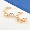 Brass Stud Earrings EJEW-H168-10G-1