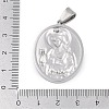 304 Stainless Steel Pendants LS-STAS-M103-01AS-07-3