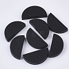 Spray Painted Natural Wood Beads WOOD-N004-B-03-1