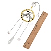 Halloween Bat Alloy Hanging Suncatcher HJEW-JM05042-3