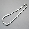 Fashionable Gemstone Beaded Necklaces NJEW-R211-01-1