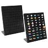 50-Slot Velvet with Sponge L Shaped Stud Earring Display Stands EDIS-WH0011-08B-1