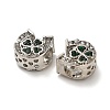 Alloy Rhinestone European Beads X-FIND-Q115-09P-2