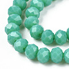 Opaque Solid Color Imitation Jade Glass Beads Strands EGLA-A044-P3mm-D31-3