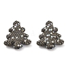 Christmas Tree Polymer Clay Rhinestone Beads CLAY-NH0001-14G-1