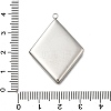 304 Stainless Steel Pave Natural Paua Shell Pendants STAS-Z125-01D-P-3