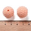 Chunky Resin Rhinestone Bubblegum Ball Beads RESI-S259-A06-3