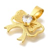 304 Stainless Steel Pendants STAS-Z092-03G-03-2