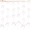 6Pcs Polyester Bowknot Hanging Streamer AJEW-SP0002-71B-1