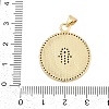 Brass Micro Pave Cubic Zirconia Pendants KK-I723-38G-3