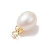Natural Freshwater Pearl Rice Charms PALLOY-JF04858-01-5