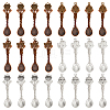 24Pcs 2 Colors 3 Style Alloy Big Pendants PALLOY-DR00003-1