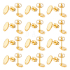 60Pcs 201 Stainless Steel Stud Earring Findings EJEW-UN0002-25-1
